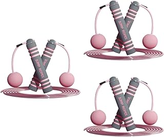 Toddmomy 3 Sets jump rope skipping rope weight loss jumping rope skipping rope weighted workout skipping rope Ropeless Skipping Rope Freeweight Skipping Rope fitness pvc cordless wire rope