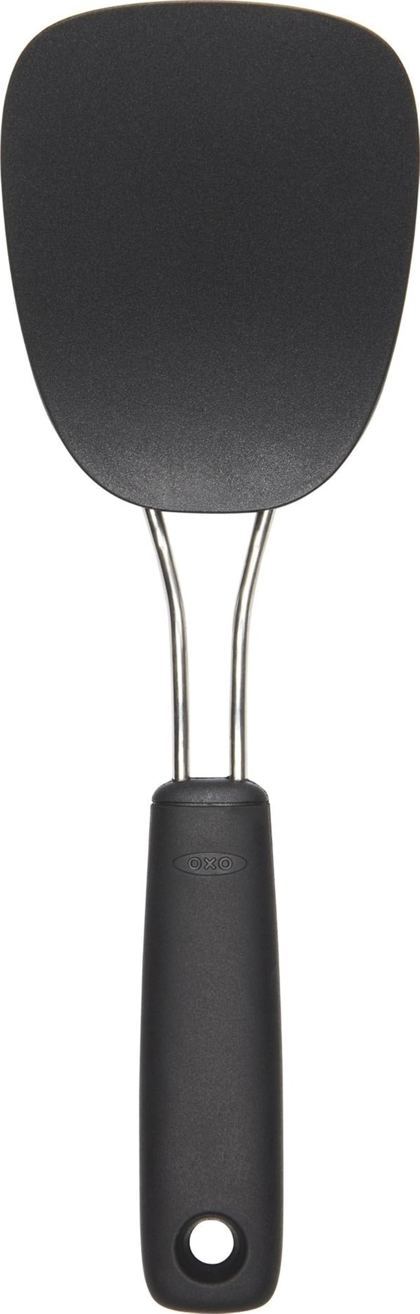 Good Grips Nylon Flexible Turner | Flexible Nylon Head, Kitchen Essentials, Cooking Utensils, Baking, Heat Resistant 450 F, Non-Stick, Flipping