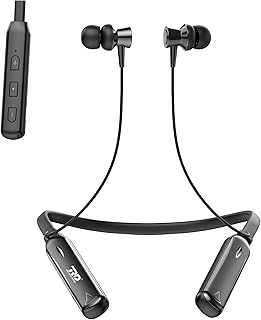 RD E-220 Bluetooth Wireless in Ear Neckband 10mm Dynamic Drivers, in Ear Bluetooth V5.0, IPX4 Sweat Proof, ENC Tech Earpho Price In India