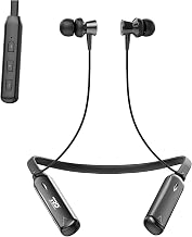 RD E-220 Bluetooth Wireless in Ear Neckband 10mm Dynamic Drivers, in Ear Bluetooth V5.0, IPX4 Sweat Proof, ENC Tech Earpho...