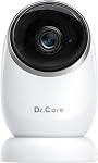Dr.Care Add-on Baby Camera for Dr.Care NovaView/VAVA Baby Monitor, Night Vision, Real-Time/VOX, 2X/4X Zoom, Pan & Tilt, 1000ft