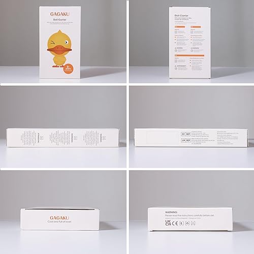 Miniatura 10 de GAGAKU Portabebés de muñeca de algodón suave relleno de juguete de peluche Accesorios de muñeca para niños - Rosa (Flamenco)