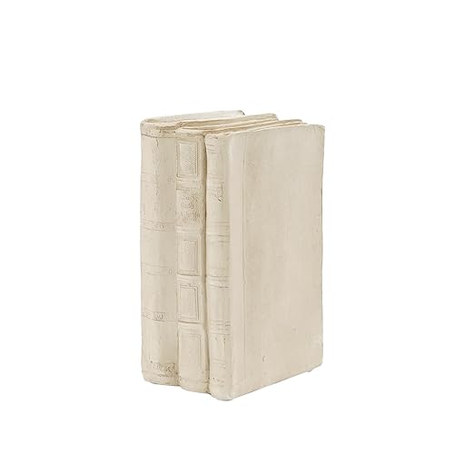 Guichifun Faux Books Living Room Decor - Resin Cute Cream