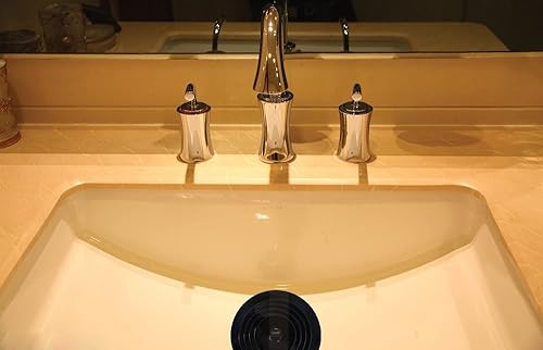 Vista 36 de V-TOP Tapón de drenaje de bañera, paquete de 2 tapones de silicona grandes de 6 pulgadas, tapón de succión plana para cocina, baño y lavandería