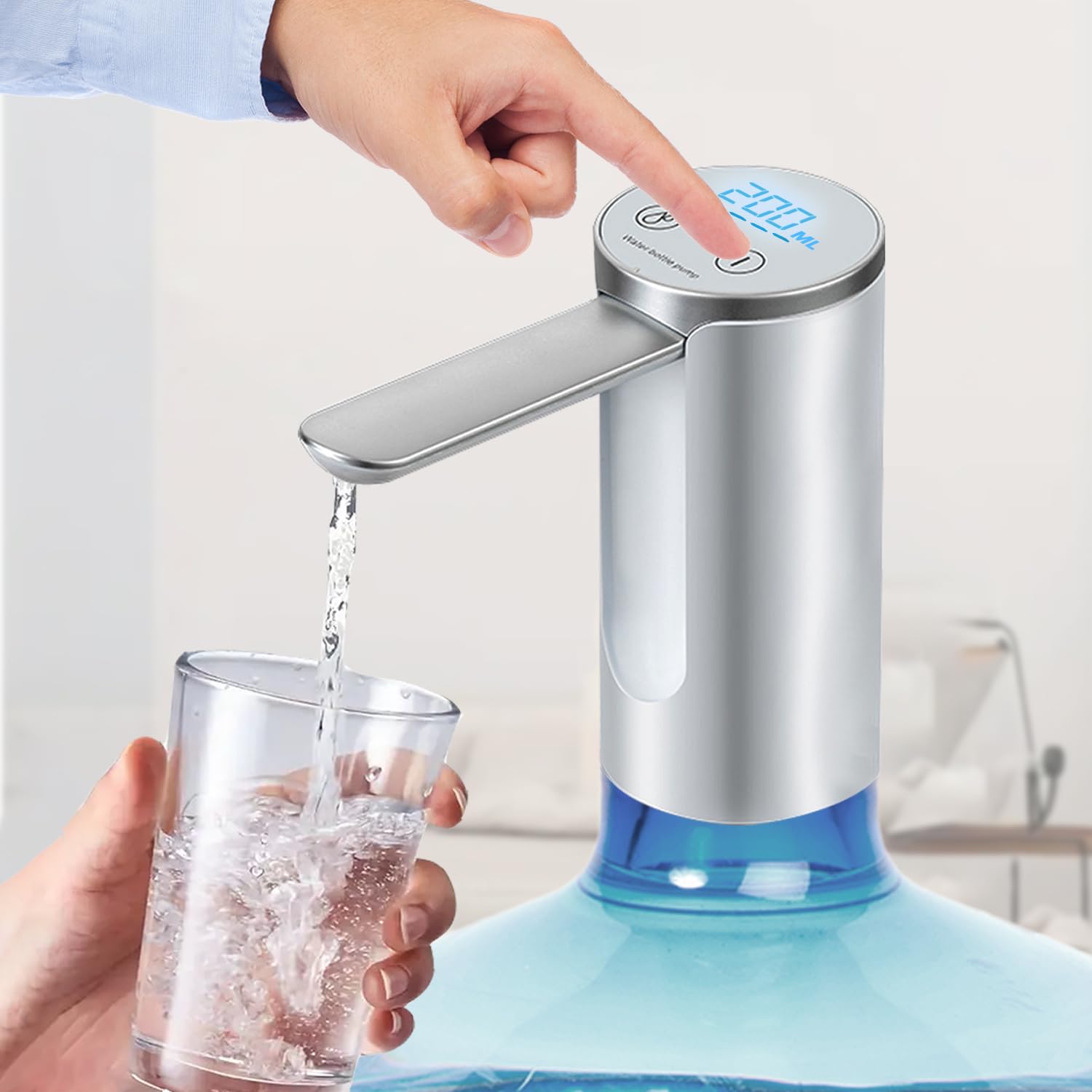 iBELL KT076 Water Dispenser, USB Charged, One Button Operated, Universal Barrel Water Pump (White) (B0CYZZ6PDP) Amazon Price History, Amazon Price Tracker