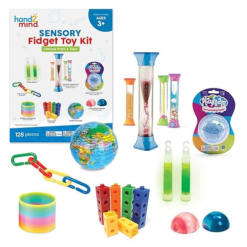 Miniatura 1 de hand2mind Kits de juguetes sensoriales para la ansiedad para niños juguetes sensoriales para el juego sensorial juguetes de terapia de juego tubo