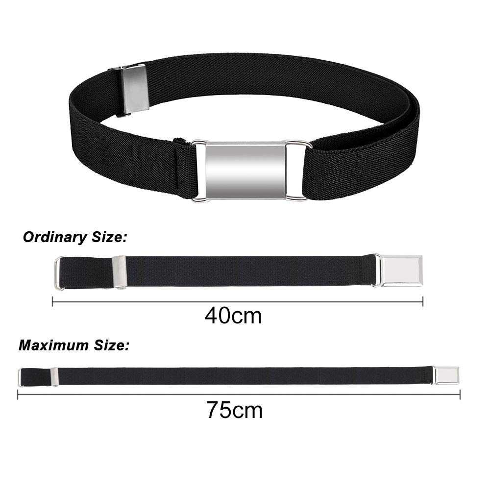 4 Cinture Elastiche Con Fibbia Magnetica Per Bambini - Regolabili 40-75 Cm, 4 Colori - Foto 10