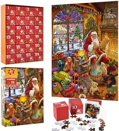 Calendrier De L'Avent Puzzle 2025 Adulte Enfant, 1008 Pièces