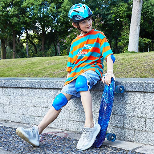 WeSkate Skateboard retrò per bambini, 22, 55 cm