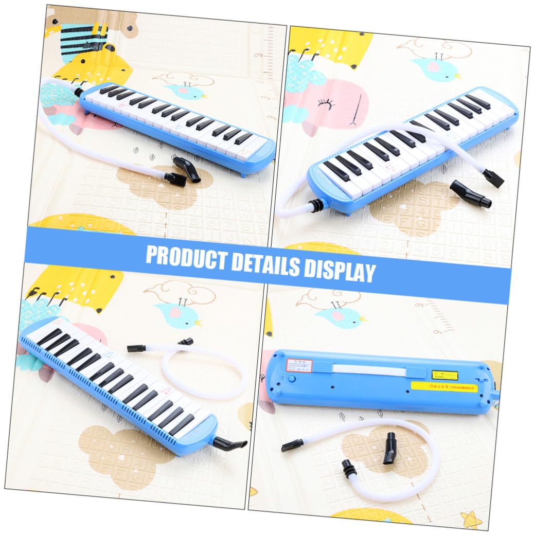 POPETPOP Melodica Tasti per Principianti con Tubo Bocchino Tastiera Portatile Leggera e Colorata Strumento Musicale Elettronico con Effetti Sonori Integrati per Pratica e Performance