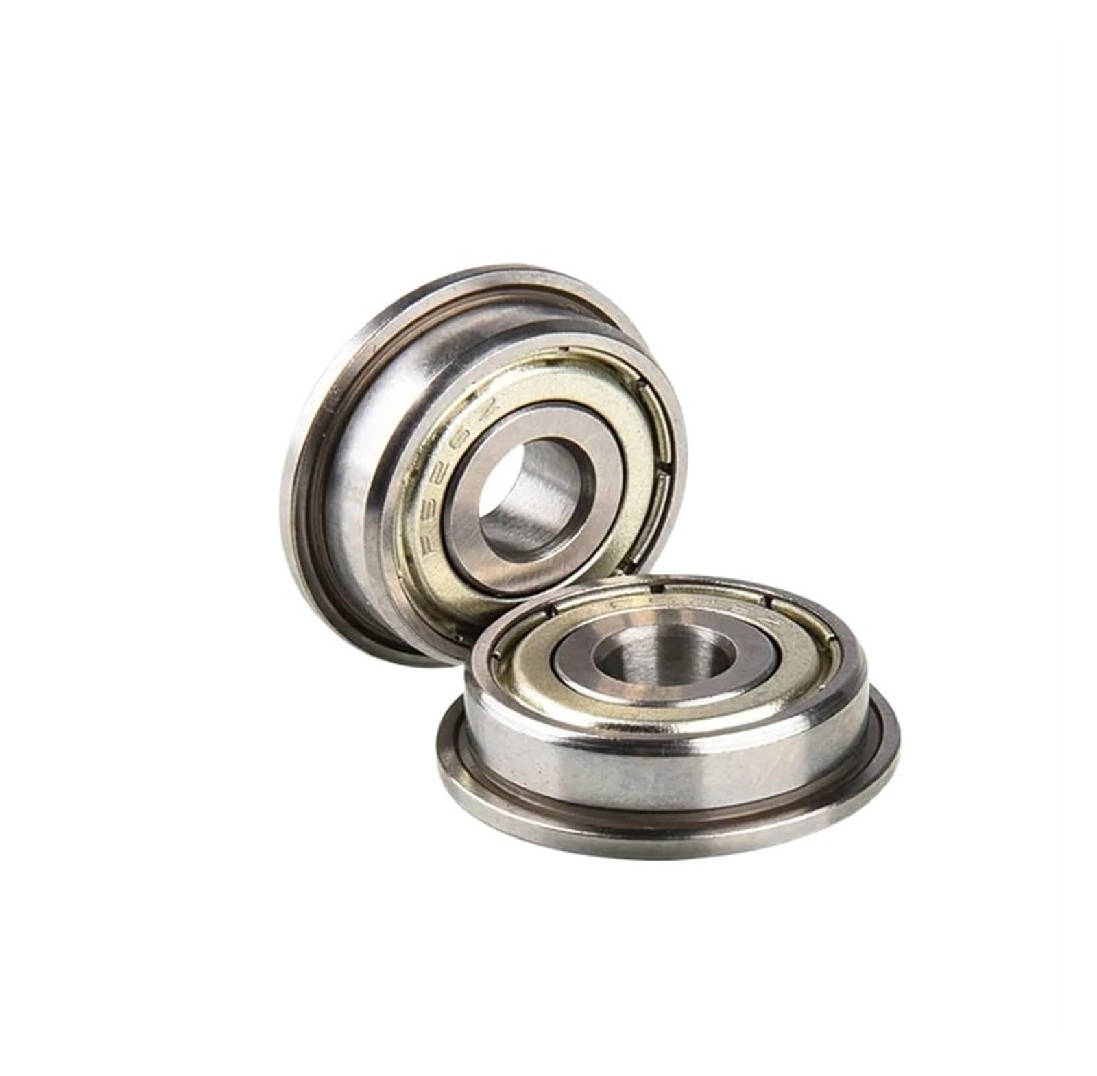 Gqnblvhzupdm F6003-Zz 17X35x10mm Industrial Shaft Bearings, Bimetal Seal Shield Micro Deep Groove Bearing 1Pcs Flange With F6000 6001 6002 6003 6004 6005 6006Zz(F6003-Zz 17X35x10mm)