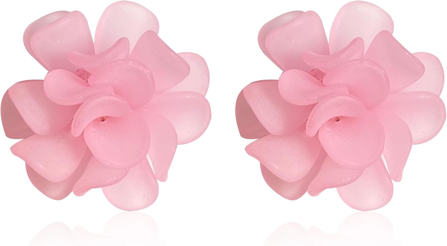 Boho Flower Earrings for Women Vintage 3D Handmade Petal Dangle Drop Stud Earrings Vacation Wedding Jewelry