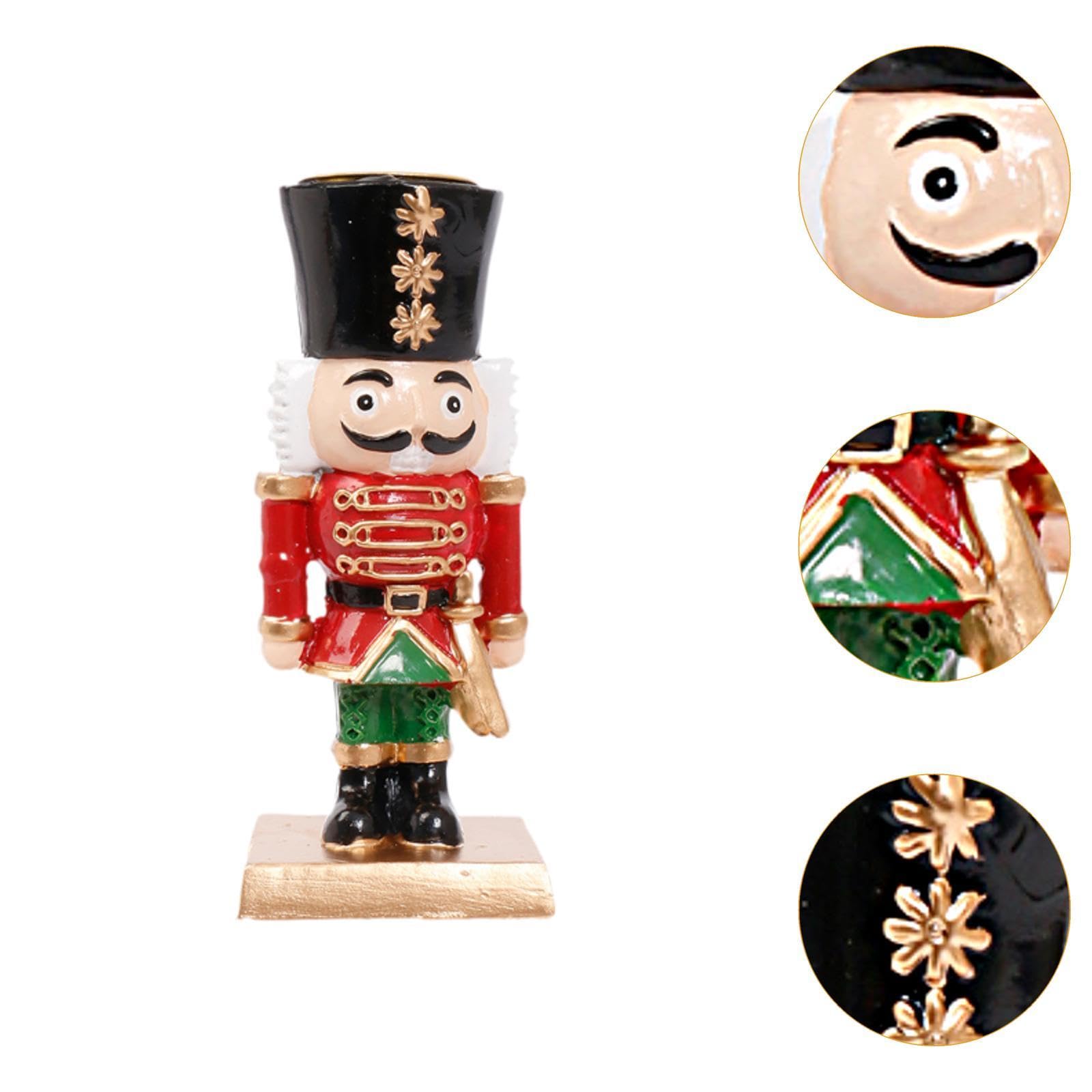 6X Bougeoir Conique, Bougeoir, Décoration de Noël pour Salon