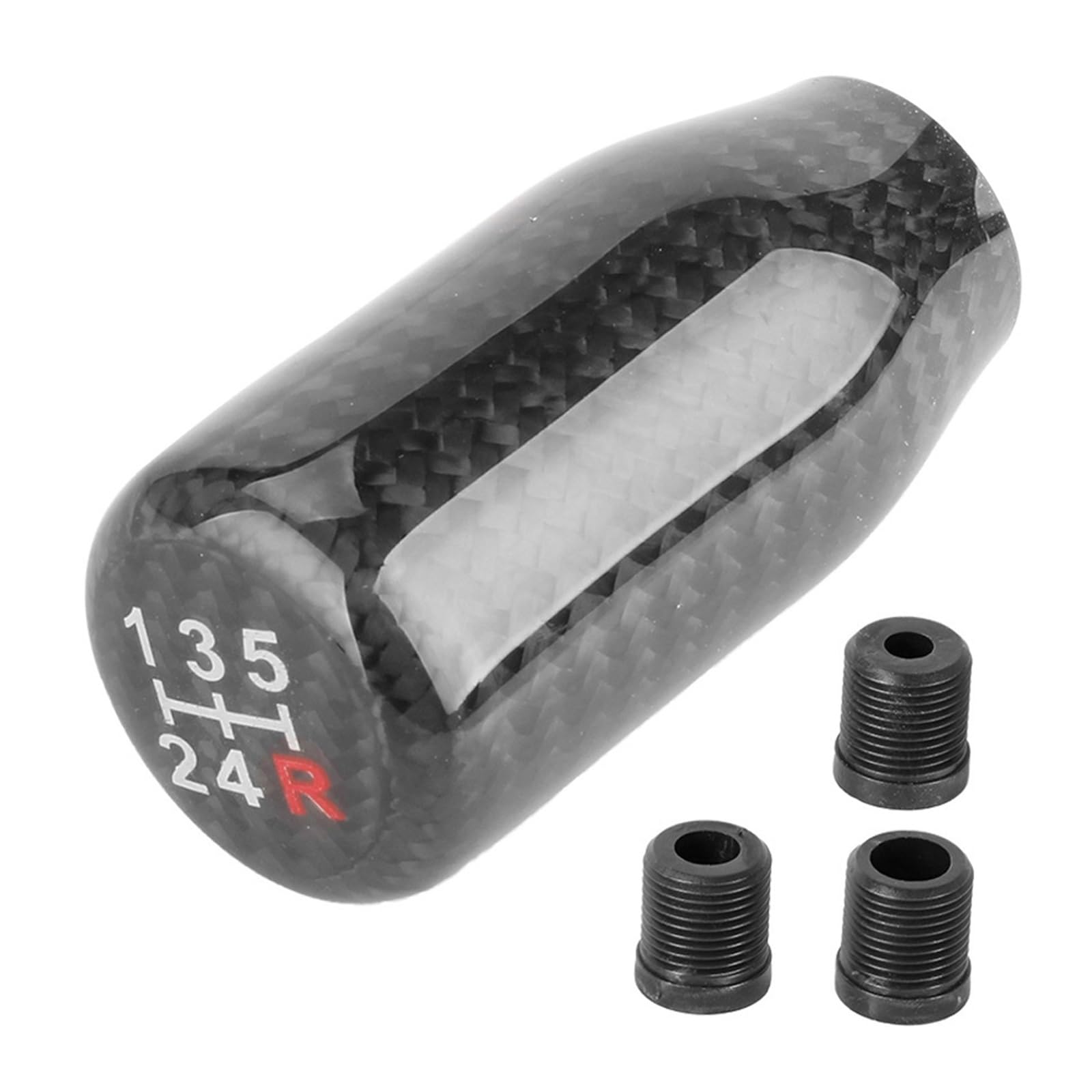 Pomelli leva cambio Leva Del Cambio Manuale Universale A 5 Velocità Con Pomello Del Cambio Cilindrico Con Adattatore Da 8 Mm 10 Mm 12 Mm