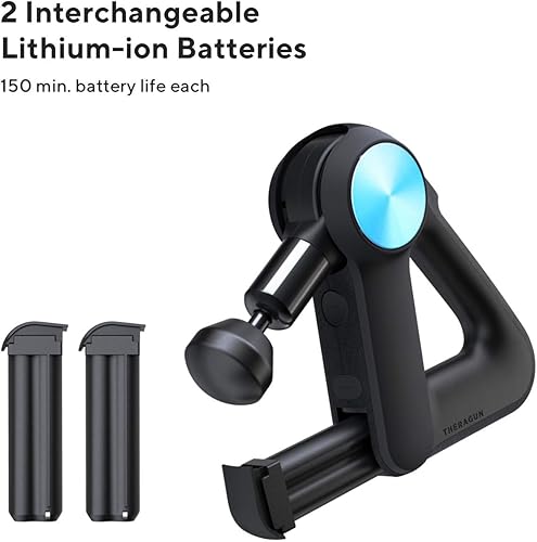 Miniatura 29 de TheraGun Pistola de masaje profesional de tejido profundo, pistola de masaje de percusión habilitada para Bluetooth y masajeador personal