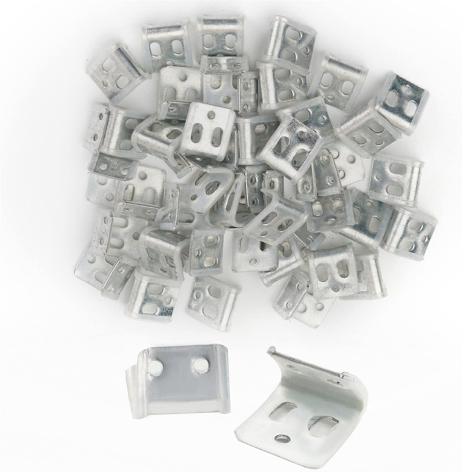 MEICOCO Upholstery Furniture Spring Clips, EK, S Clips,Sofa Spring Repair 50pk (50)