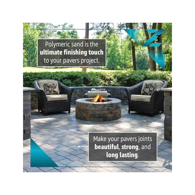 SRW Pavermate Z3 Polymeric Sand for Concreat and Paver Stone Joints UP to 2" in (Tan) 50- Pound Bag
