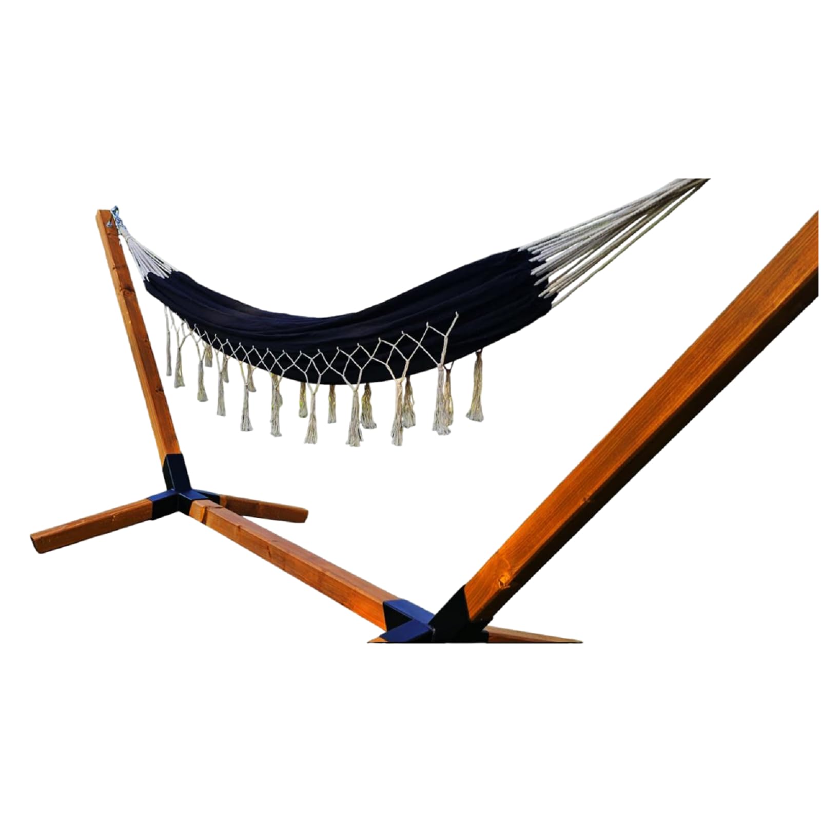 Telaio Per Amaca In Legno Duro - Capacità 200 Kg, Regolabile E Pieghevole - Foto 8