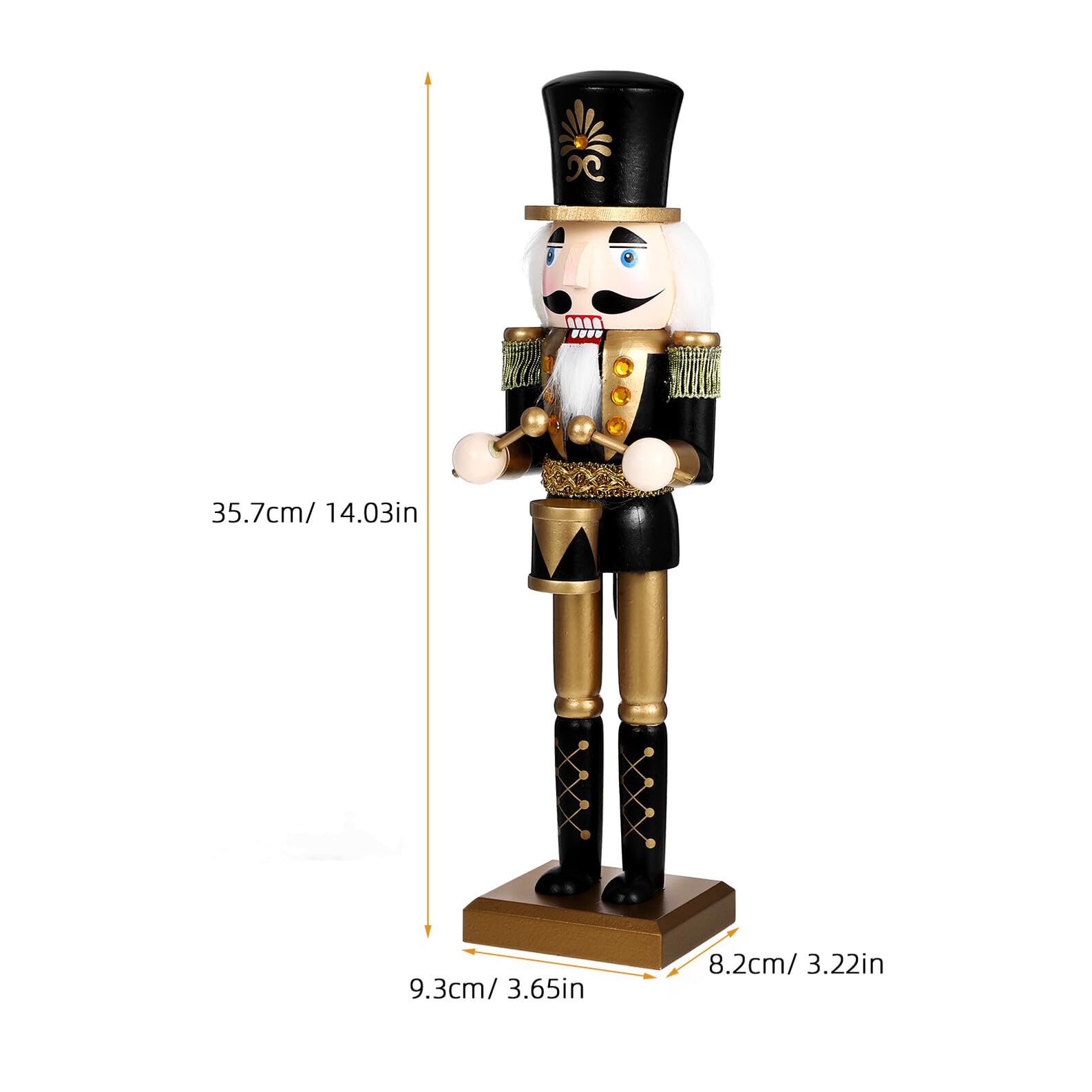 Schiaccianoci Natalizio Decorazione Legno Statuetta da Tavolo per Feste di Natale Regalo di Natale per Esposizione