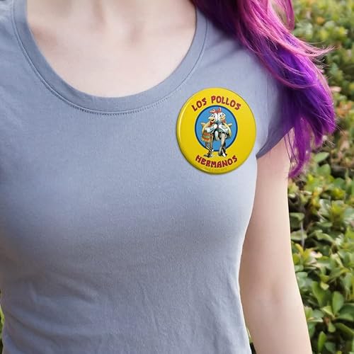 Miniatura 2 de Breaking Bad Los Pollos Hermanos Pinback Botón Pin