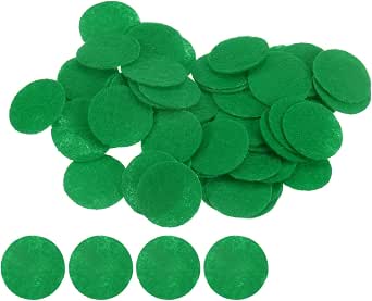 500pcs Round Felt Circles 20mm 3/4" Craft Felt Non-Woven Fabric Pad Rose Red