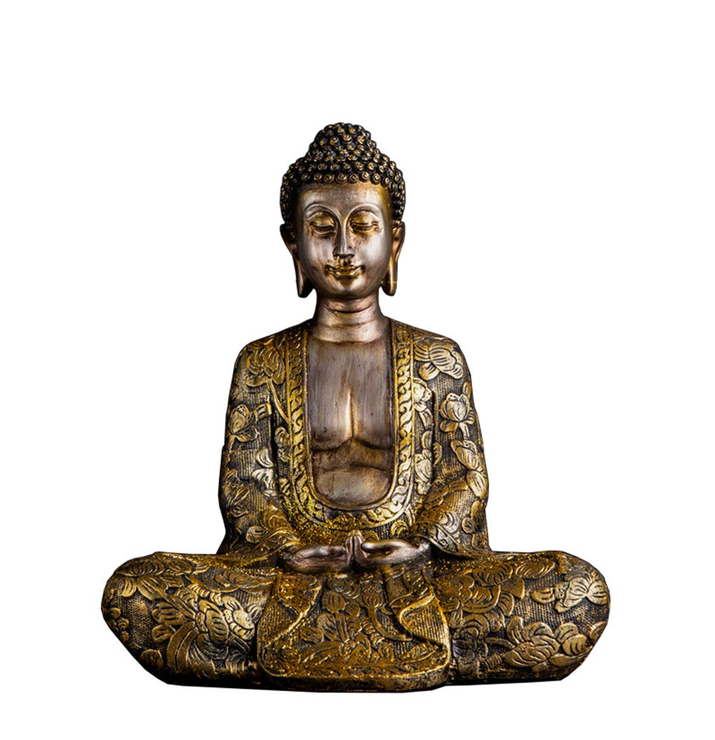 Amazon｜タイの仏像、平和の調和の像を瞑想するタイの仏像宗教的な装飾