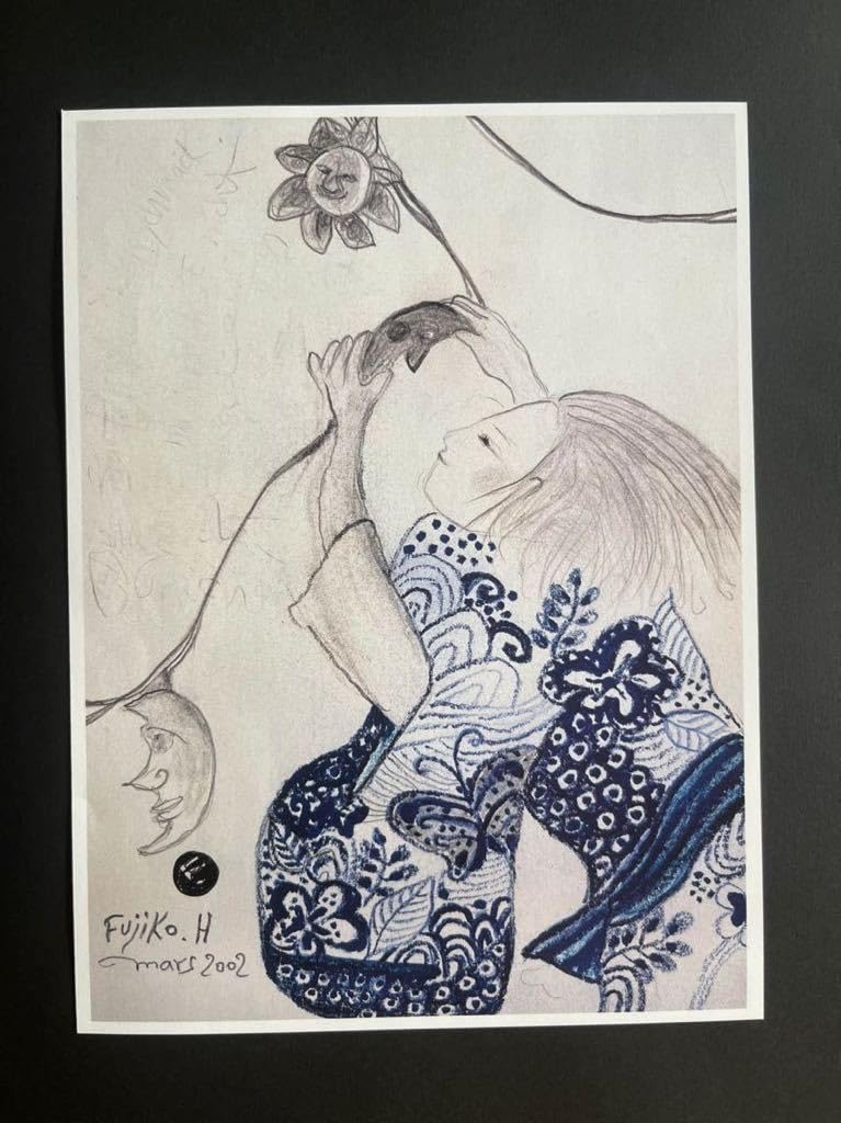 Amazon.co.jp: フジ子ヘミング 絵柄22種展開「夏の夕」印刷物 絵