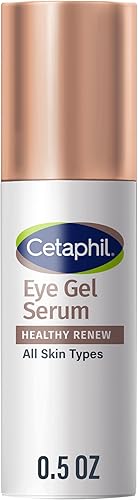 Cetaphil Healthy Renew Hydrating Eye Gel Serum 0.5 Oz, 24Hr Under Eye Cream for Anti Aging, Reduces the Appearance of Dark Circles and Wrinkles, Retinol Alternative Peptide Serum, For Sensitive Skin