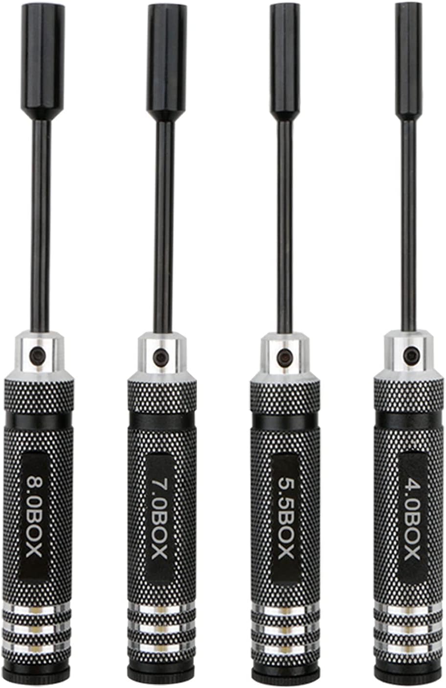 4PCS RC Repair Tools Nut Drivers 4.0 5.5 7.0 8.0mm Hex Screwdriver Set for RC Models Car Boat Airplane