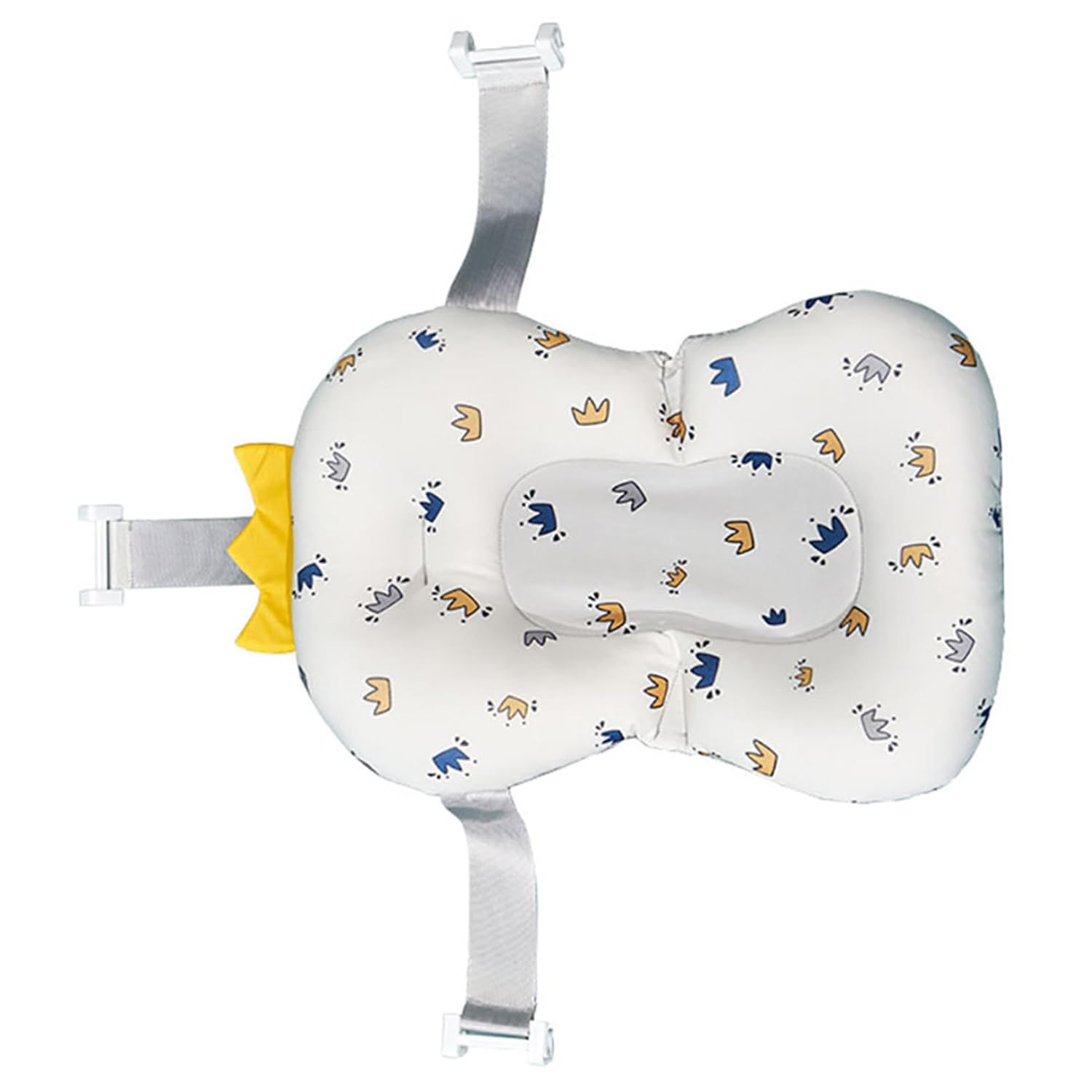 Bath Cushion Bathtub Support Mat for Sink Use Breathable Bath Seat with Head Neck Back Support for Newborns