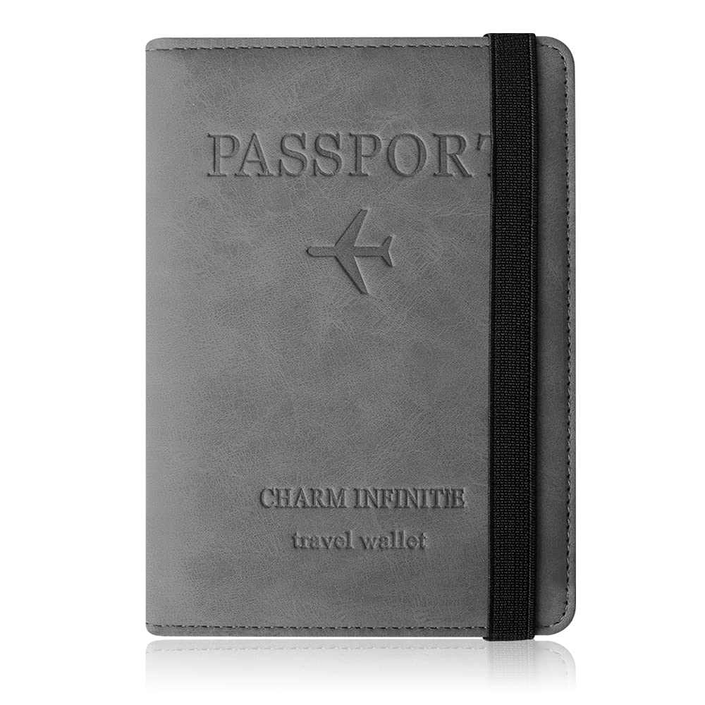 Funda Pasaporte, La Portada del Pasaporte con Bloqueo RFID para Pasaporte, Tarjeta de Crédito, Tarjetas de Visita, Pases de Embarque, Tarjeta Médica (Marrón) — view 11