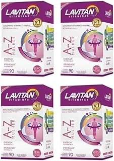 Kit 4uni Lavitan A-Z Mulher (4x 90 comprimidos) - CIMED
