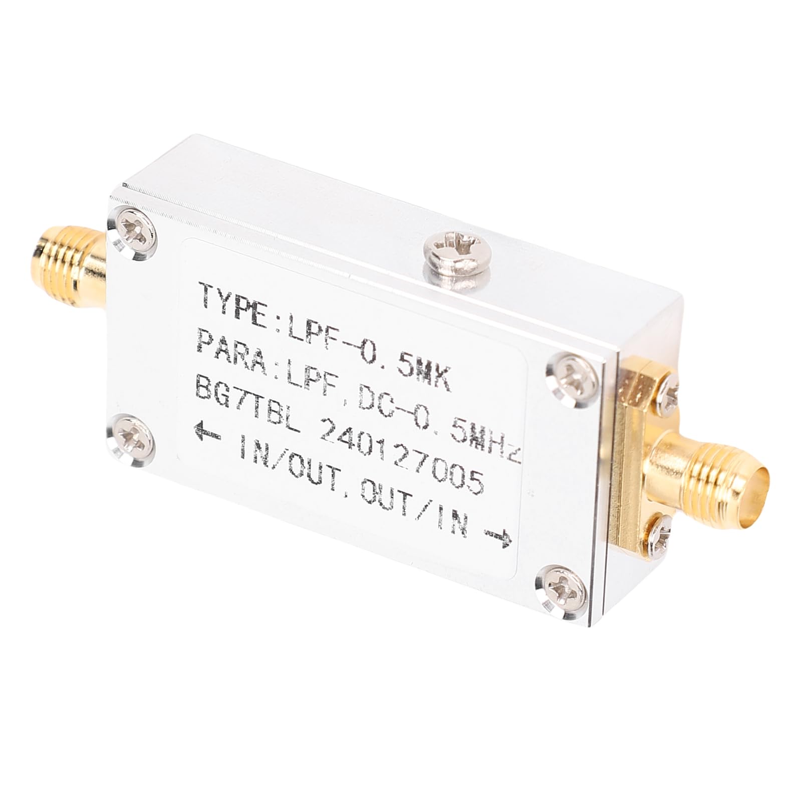 Jectse Radio Low Pass -Filter, Filtre Passe-Bas Robuste pour Le Traitement du Signal