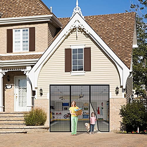 Magnetic Door Screen, Sanjianker Durable Fiberglass Mesh Curtain Heavy Duty Screen Door For Sliding Doors, Patio, Pet And Kid Friendly, Fits Doors Up To 72" X 80" #TOP6