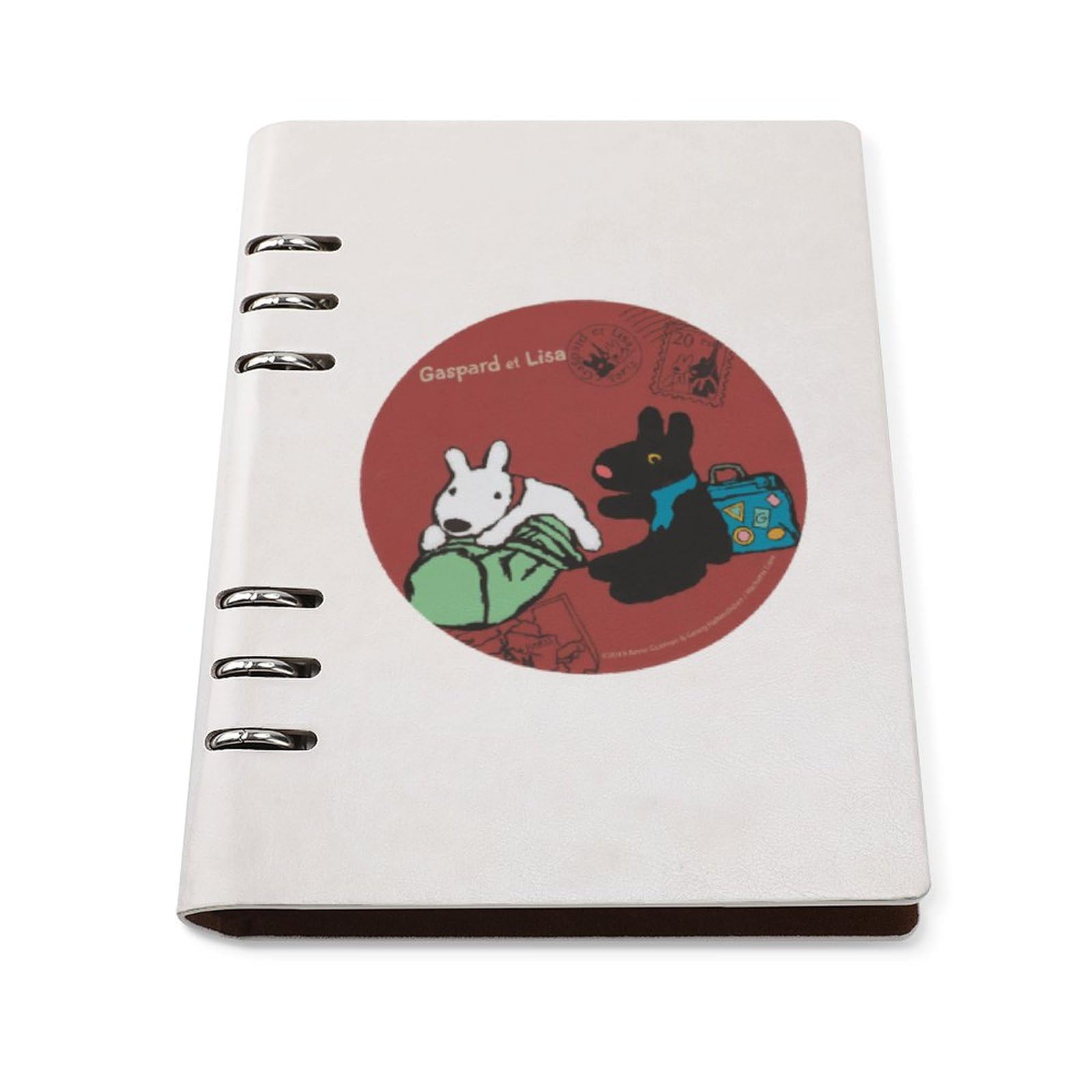 Amazon | リサとガスパール バインダーノート ノートブック リング