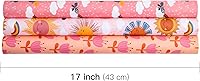 Vista 5 de RUSPEPA Rollos de papel de regalo de estraza – Mini rollo – para cumpleaños, baby shower, vacaciones – 17 pulgadas x 10 pies por rollo, total de 3