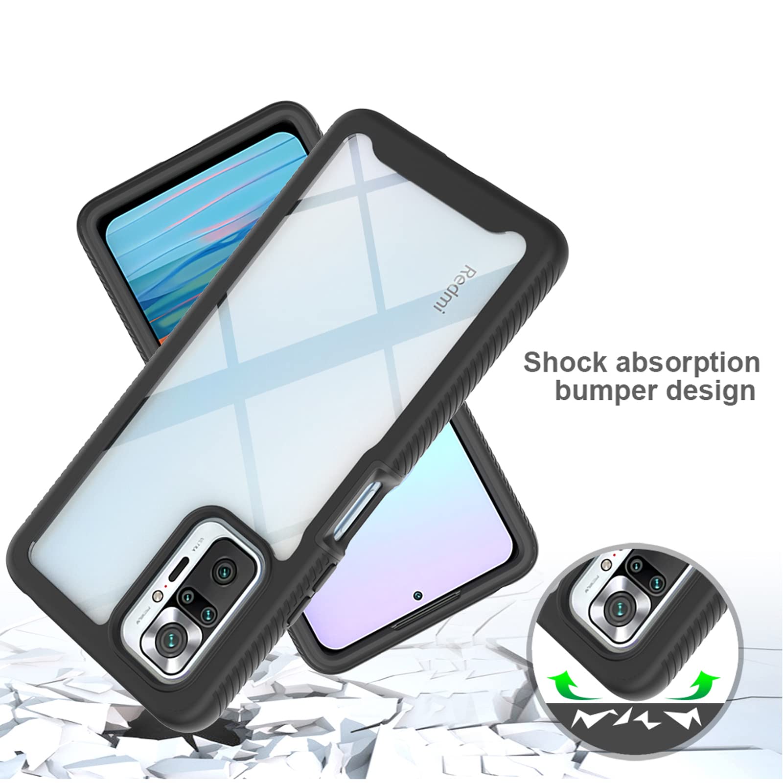 xinyunew Compatibile con Cover Xiaomi Redmi Note 10 Pro | FindTheDeal