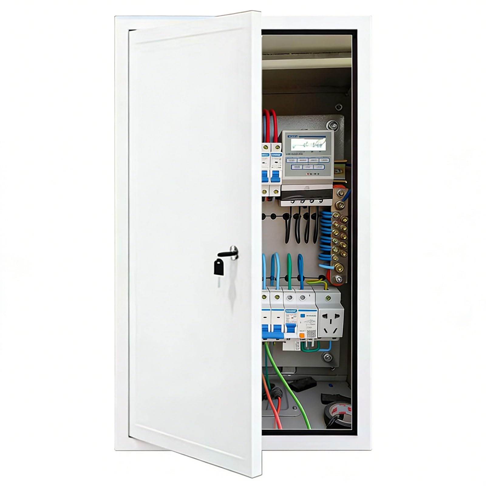 Sxbhdm One Color Access Panel For Drywall, Aluminum Alloy Wall Concealment Access Box Wall Hole Cover Plate For Plumbing Electrical Cables, Easy Install(20X28in/51X71cm)