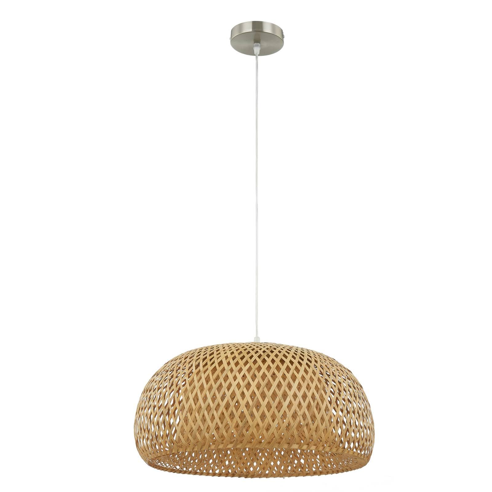 Lindby Light Wood Ceiling Light Jadwiga Dimmable (Scandinavian) In Brown For E.g. Living Room & Dining (1 Light Source, E27) From Pendant Lighting Lamp Hanging Ceiling