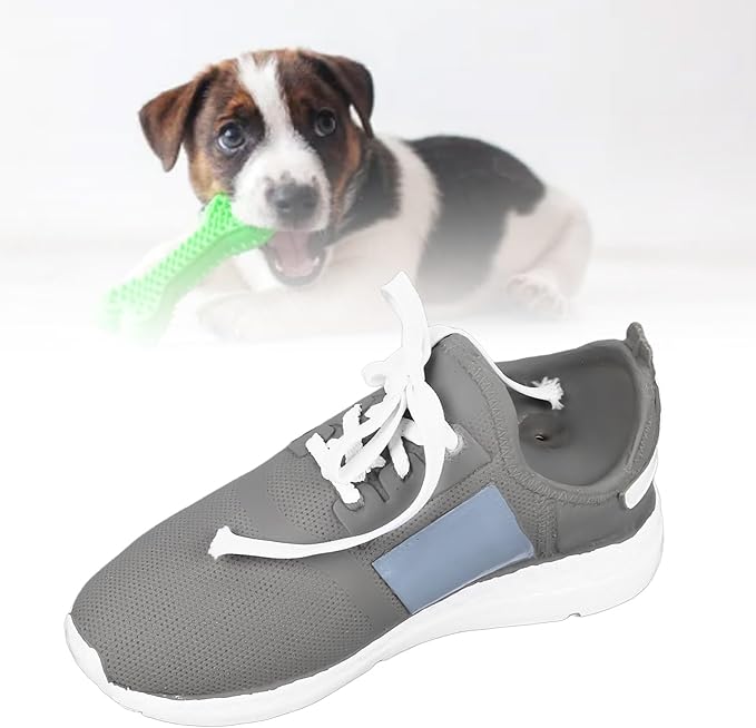 Juguete Mordedor para Perros de Látex con Sonido, Forma de Zapatilla miniatura 2