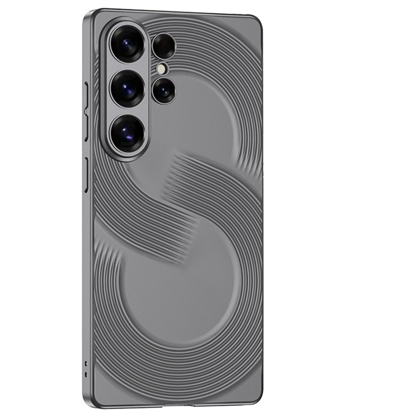 Coque Samsung S26 Ultra anti-traces et rayures étui mat ajusté gris