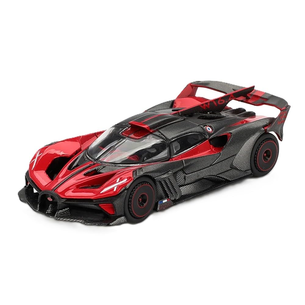 MINI GT ブガッティ　ミニカー コレクション 6点セット Amazon | ミニGT 1:64 ブガッティボライドW16.4レッド限定版MGT01105に