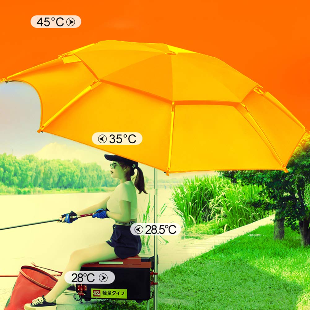 XJBTBA Parasol ogrodowy Parasol Parasol wędkarski Parasol ogrodowy Parasol ogrodowy Parasol targowy Parasol tarasowy Parasole plażowe, ochrona przed słońcem Ochrona UV, obrót o 360°, okrągłe podwójne