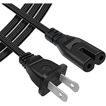 BestCH AC in Power Cord Cable Plug Lead for Sonos ZonePlayer ConnectAMP ZP120 Digital Internet Radio Zone Player Music Player, Playbar Soundbar Wireless Speaker PBAR1US1BLK PBAR1US1BLK TV