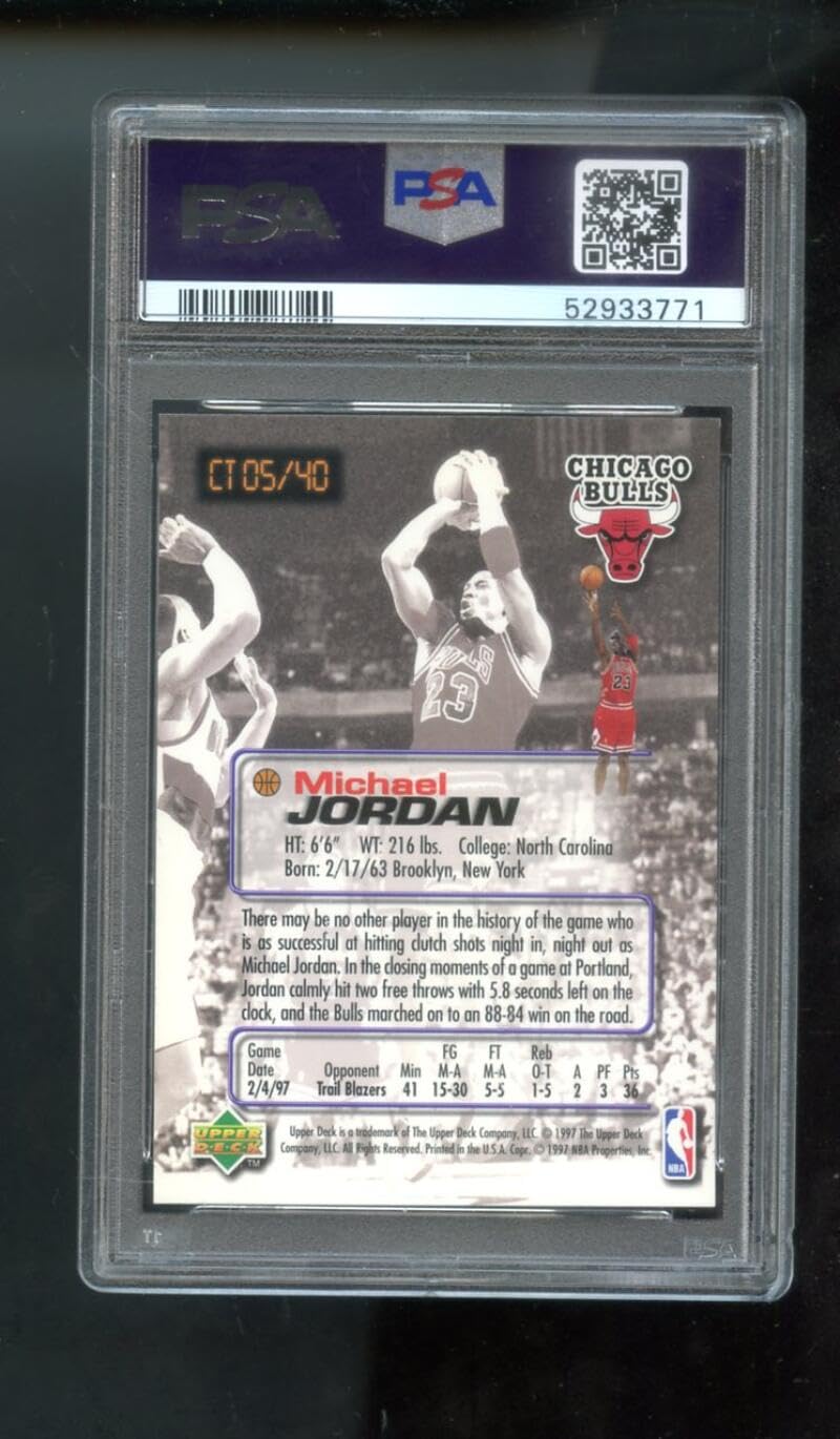 Amazon.com: 1997-98 Upper Deck Nestle Crunch Time #CT05 Michael