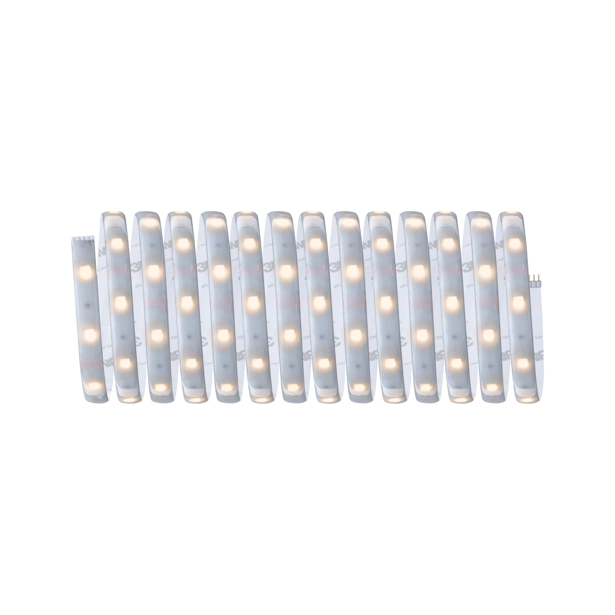 Paulmann 78870 Strip LED MaxLED 250 set básico SmartHomeZigbee TunableWhite 5m IP44 18W 230/24V 1350lm plateado, tira luz LED, resistente salpicaduras