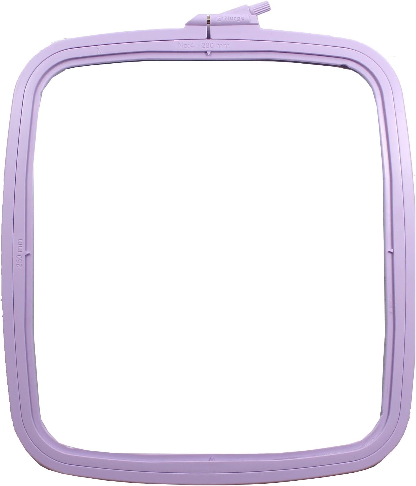 Embroidery Cross Stitch Square Oblong Rectangle Plastic Frame Lilac #4 250mm x 280mm