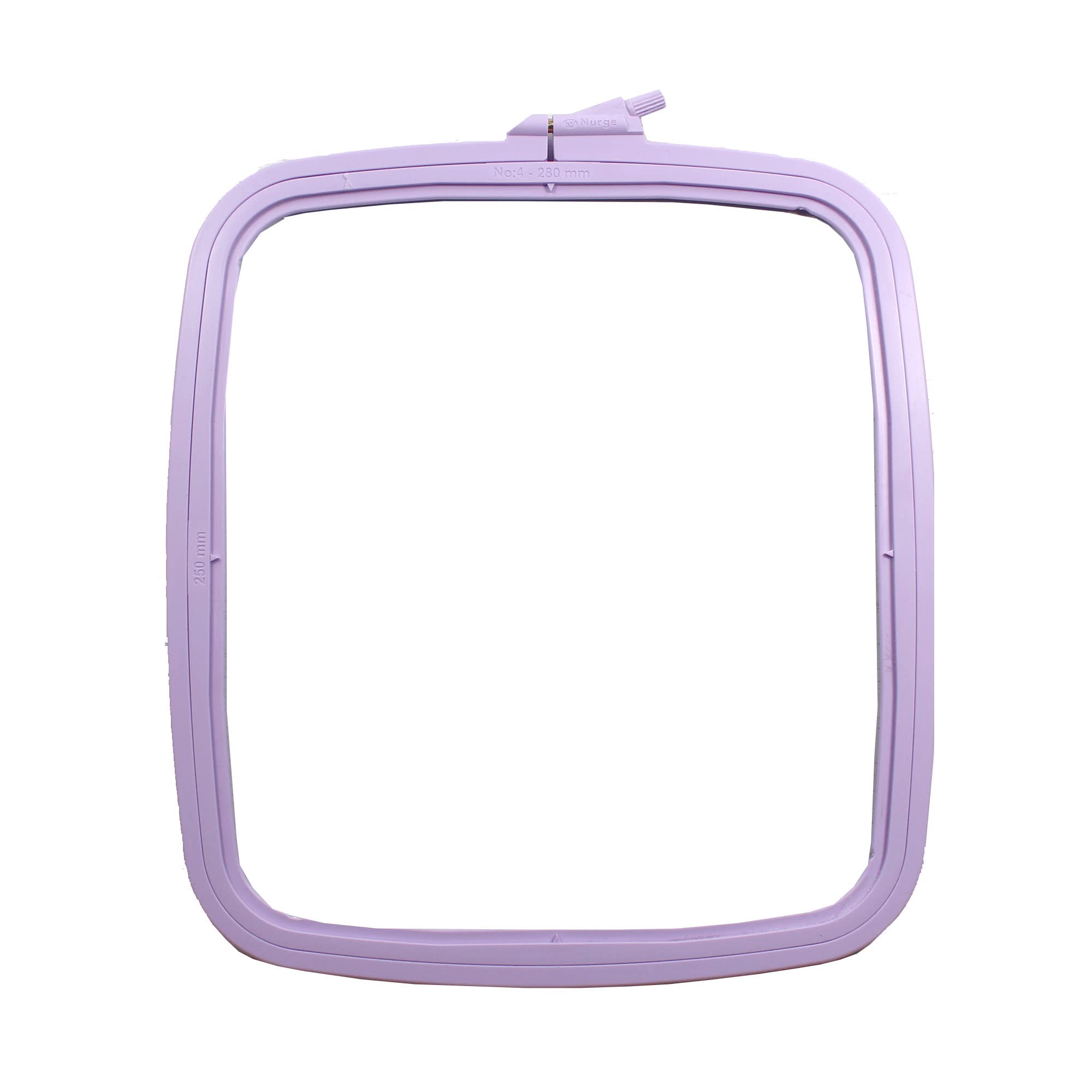 NurgeEmbroidery Cross Stitch Square Oblong Rectangle Plastic Frame Lilac #4 250mm x 280mm