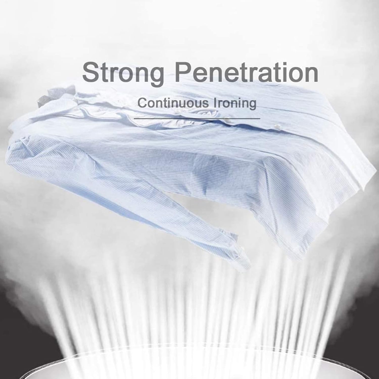 1500 W Garment Steamer with 98° Temperature Steam Steamer Clothing Release Wrinkles in No Time Clothes Steamer with 30G/Min Steam Flow