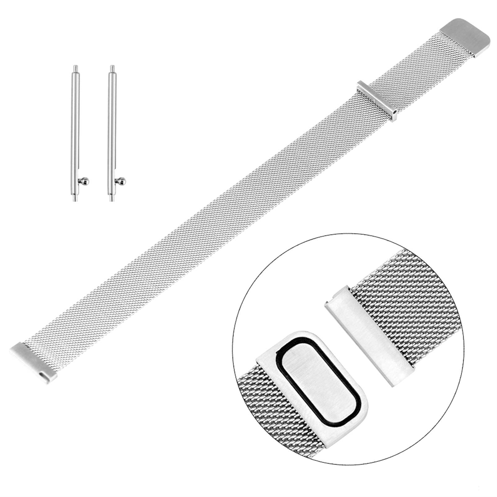 Sostituzione Magnetica Cinghia in Acciaio Inossidabile da 20 mm da 22 mm con Barra a Molla di Rilascio rapido